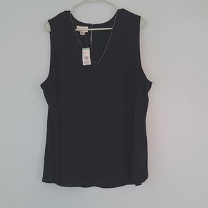 Black sheer tank